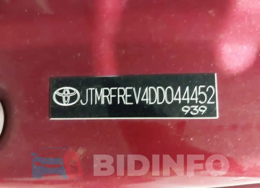 JTMRFREV4DD044452 Photo# 9