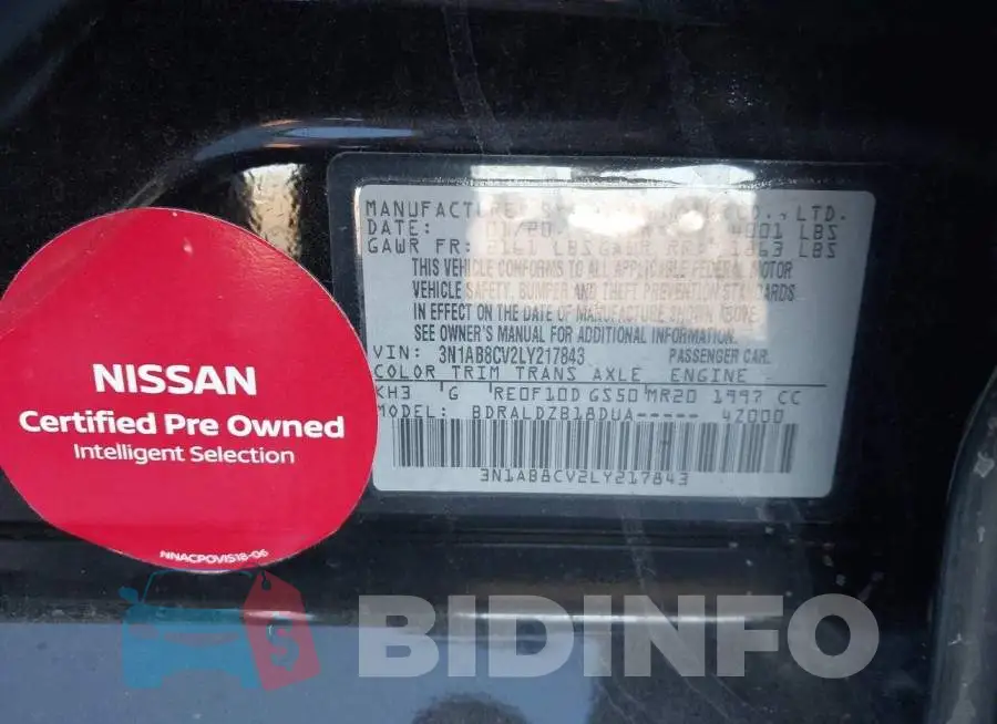 3N1AB8CV2LY217843 Photo# 9