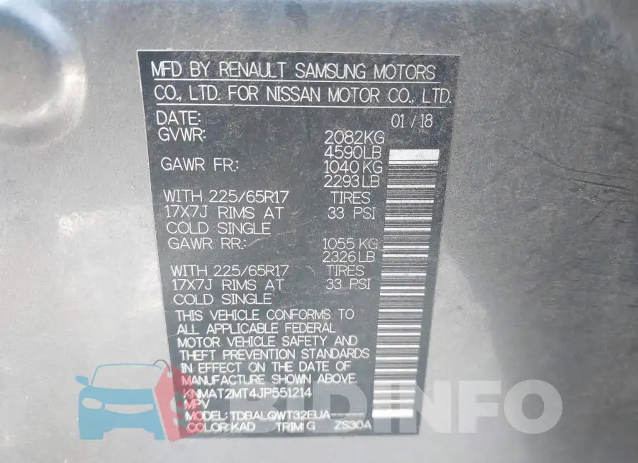KNMAT2MT4JP551214 Photo# 9