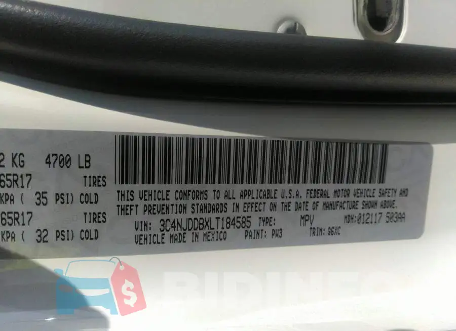3C4NJDDBXLT184585 Photo# 9