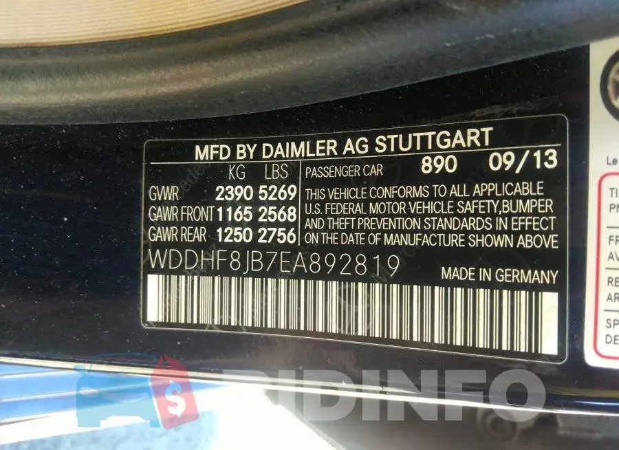 WDDHF8JB7EA892819 Photo# 9