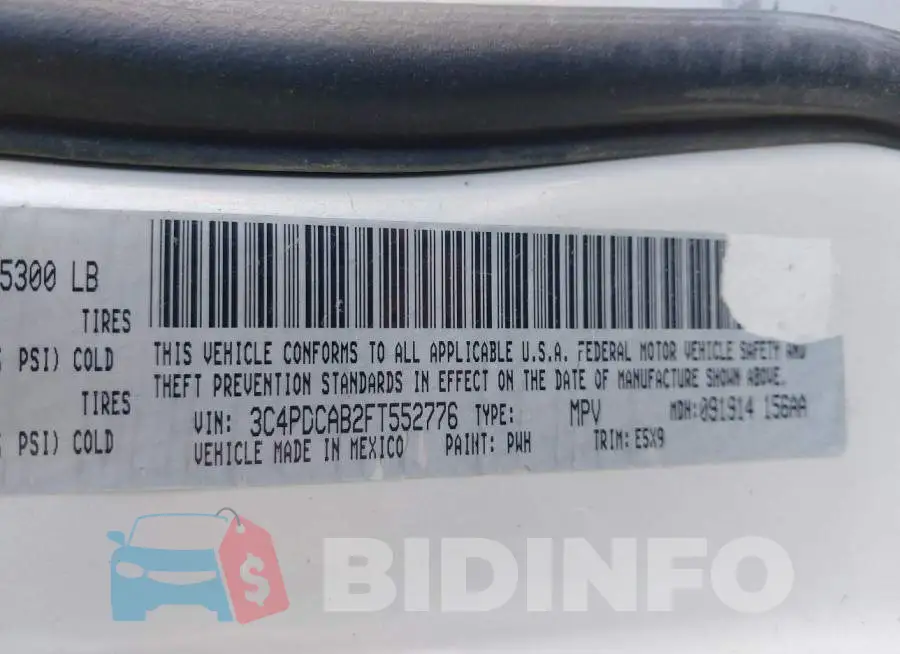 3C4PDCAB2FT552776 Photo# 9