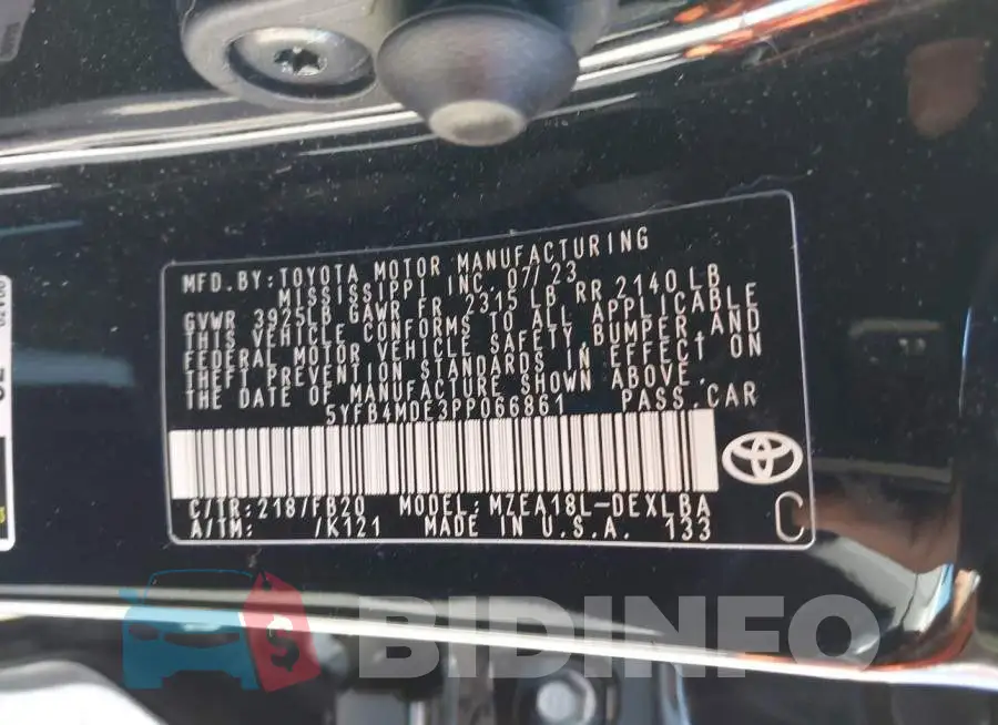 5YFB4MDE3PP066861 Photo# 9