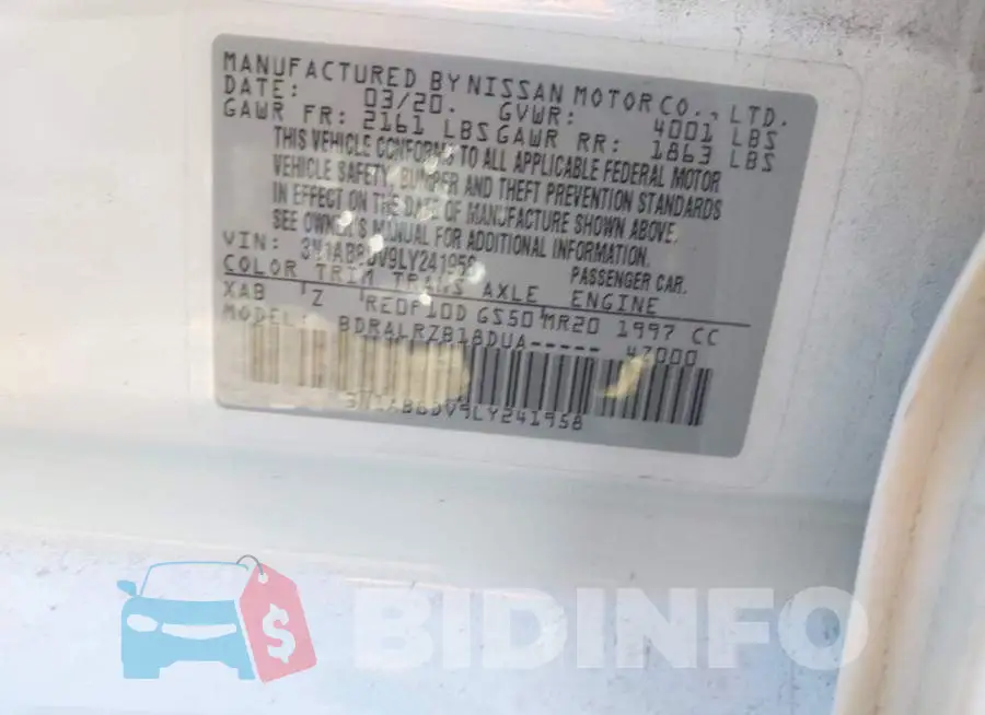 3N1AB8DV9LY241958 Photo# 9