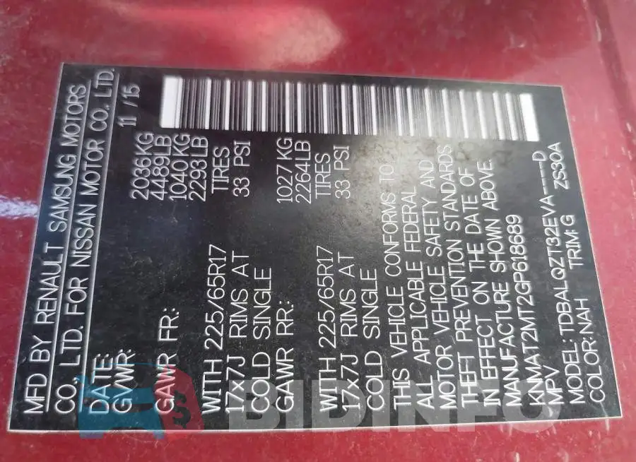 KNMAT2MT2GP618689 Photo# 9