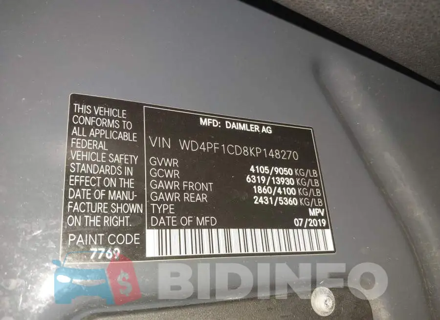 WD4PF1CD8KP148270 Photo# 9