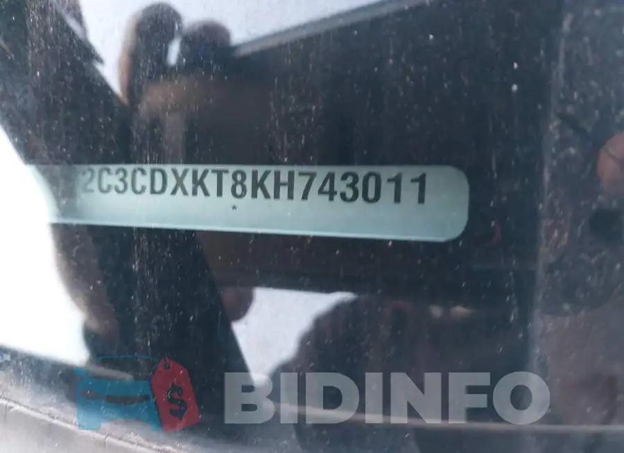 2C3CDXKT8KH743011 Photo# 9