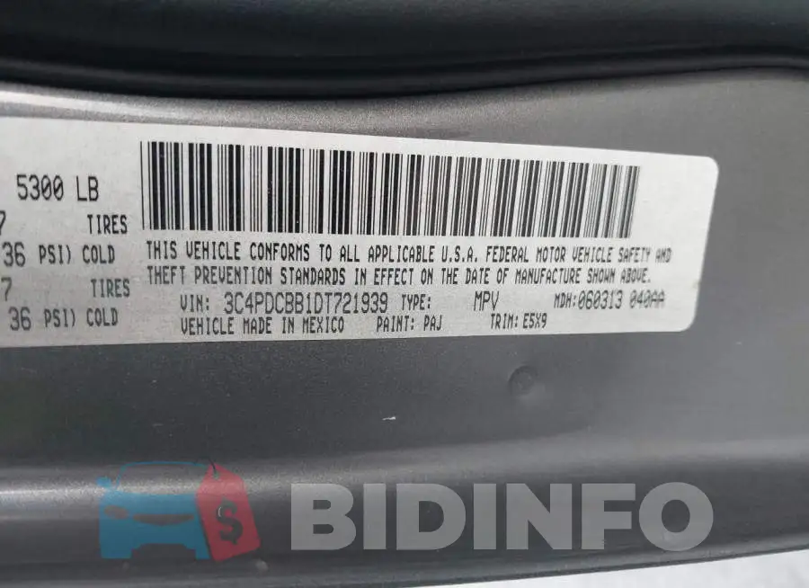 3C4PDCBB1DT721939 Photo# 9