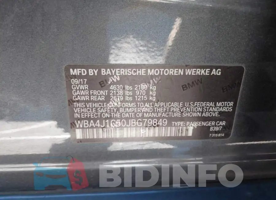 WBA4J1C50JBG79849 Photo# 9