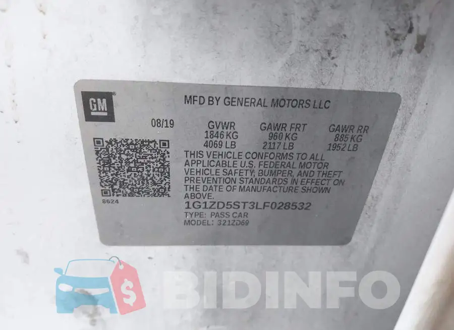 1G1ZD5ST3LF028532 Photo# 9