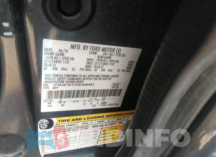 1FMJK1KT7HEA09493 Photo# 9