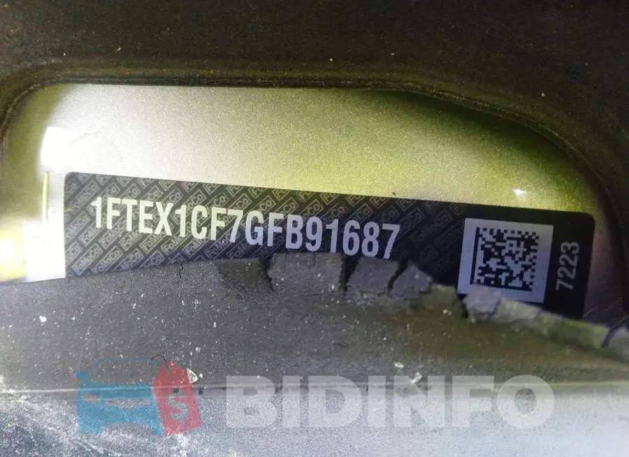 1FTEX1CF7GFB91687 Photo# 9