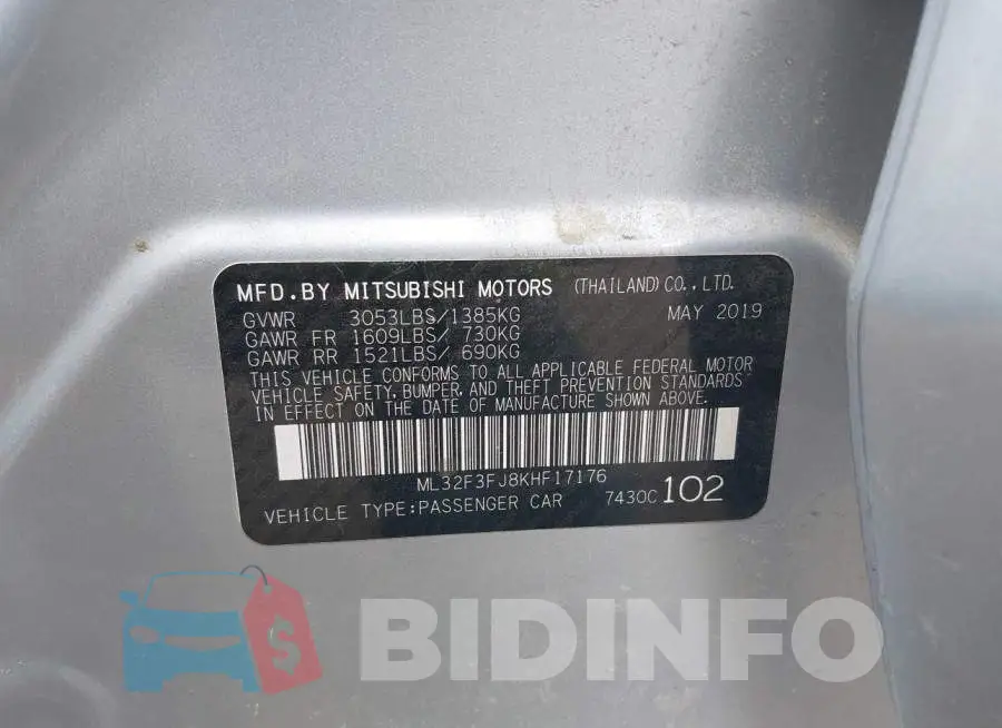 ML32F3FJ8KHF17176 Photo# 9
