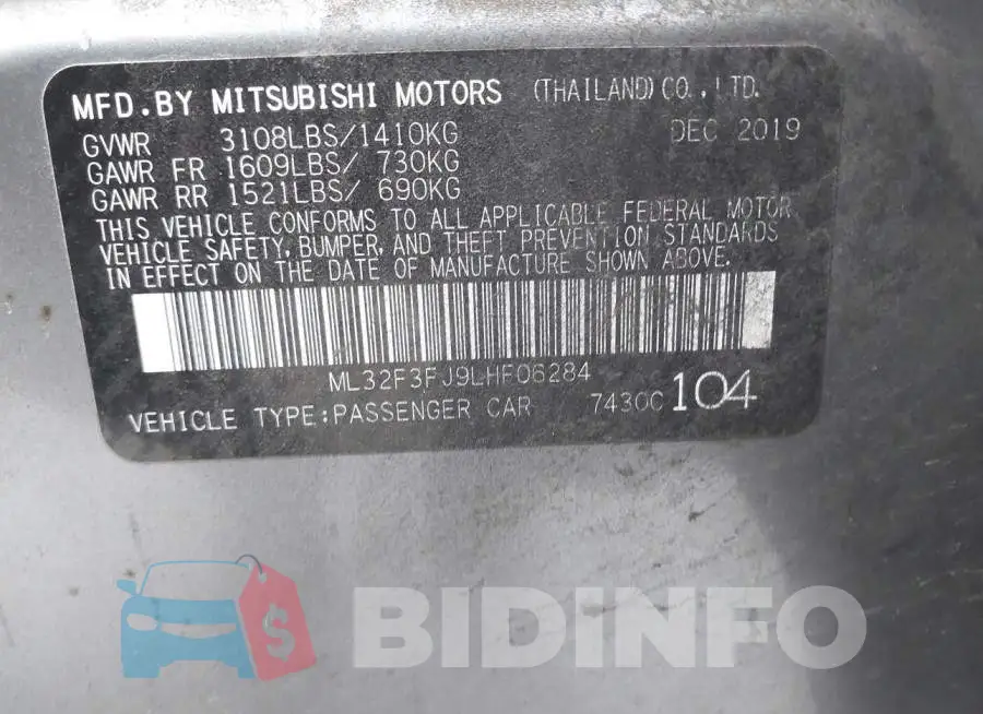 ML32F3FJ9LHF06284 Photo# 9
