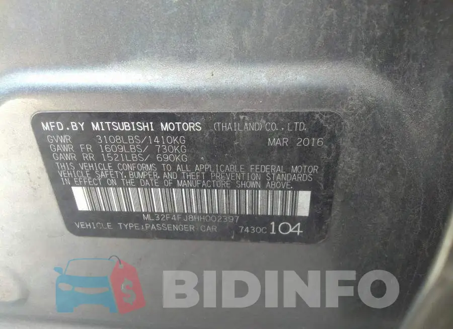ML32F4FJ8HH002397 Photo# 9