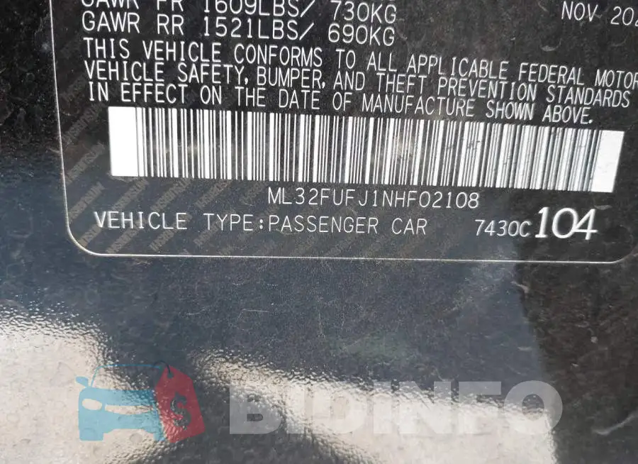 ML32FUFJ1NHF02108 Photo# 9