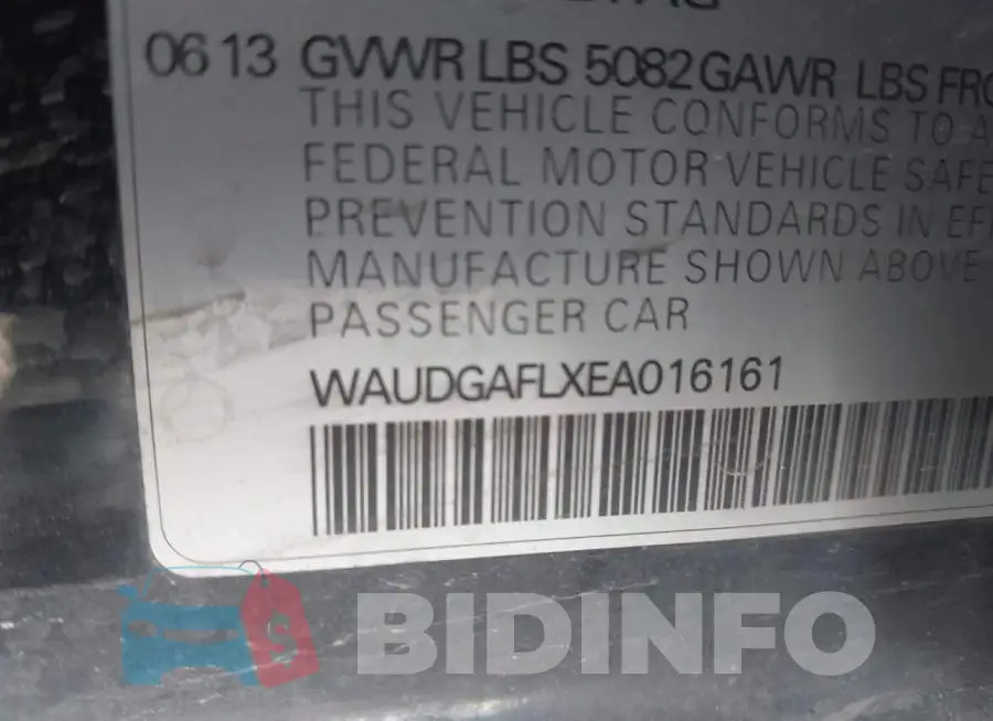 WAUDGAFLXEA016161 Photo# 9