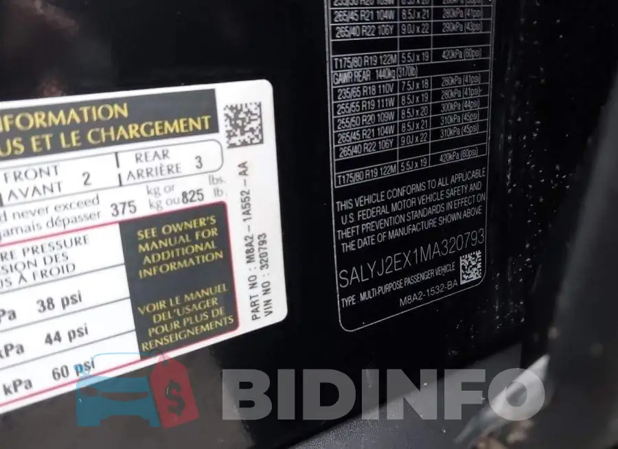 SALYJ2EX1MA320793 Photo# 9