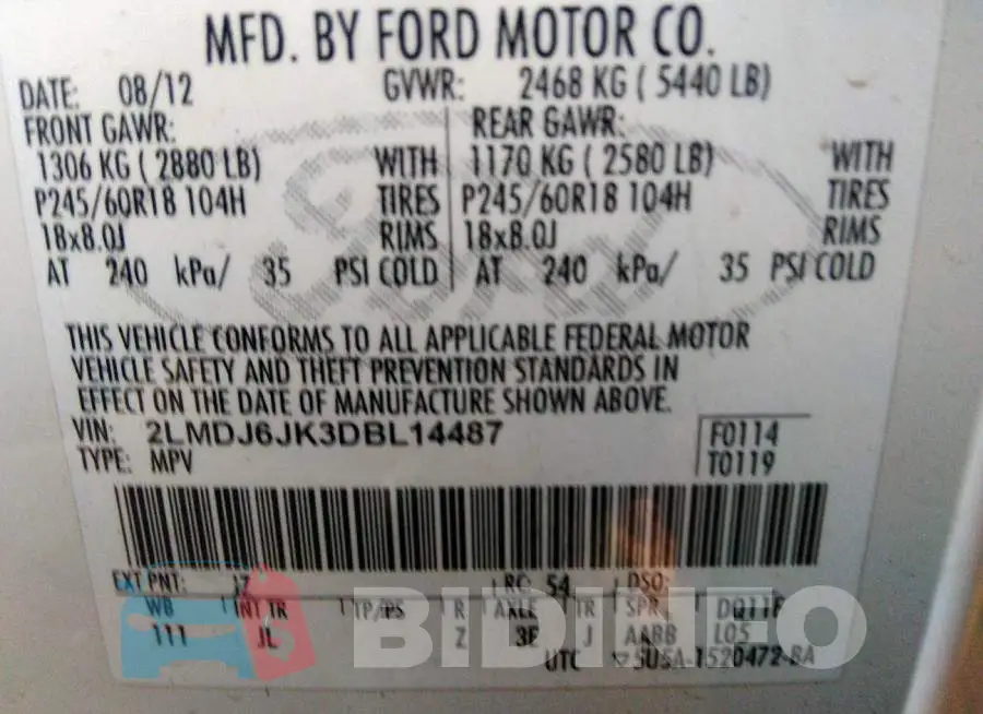 2LMDJ6JK3DBL14487 Photo# 9