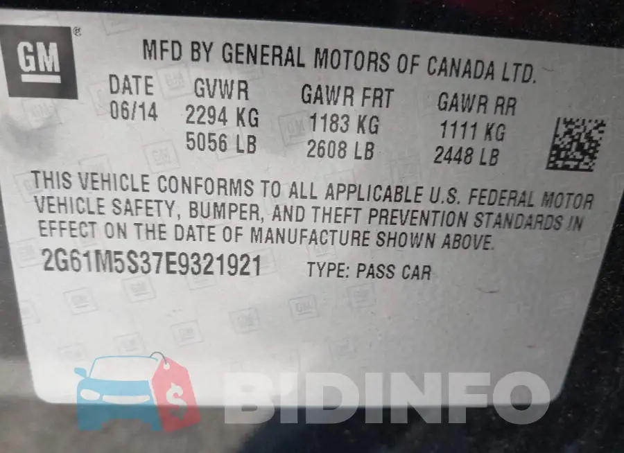 2G61M5S37E9321921 Photo# 9