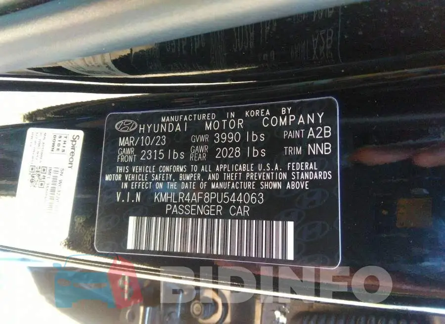 KMHLR4AF8PU544063 Photo# 9