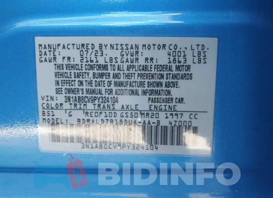 3N1AB8CV9PY324104 Photo# 9
