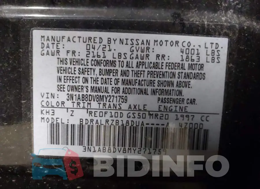 3N1AB8DV8MY271759 Photo# 9