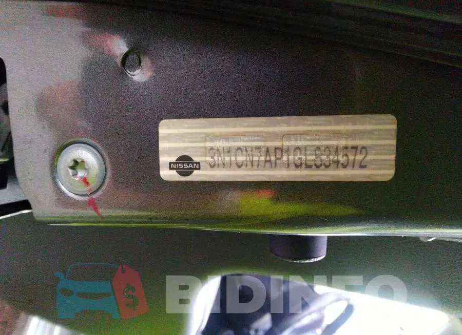 3N1CN7AP1GL834572 Photo# 9