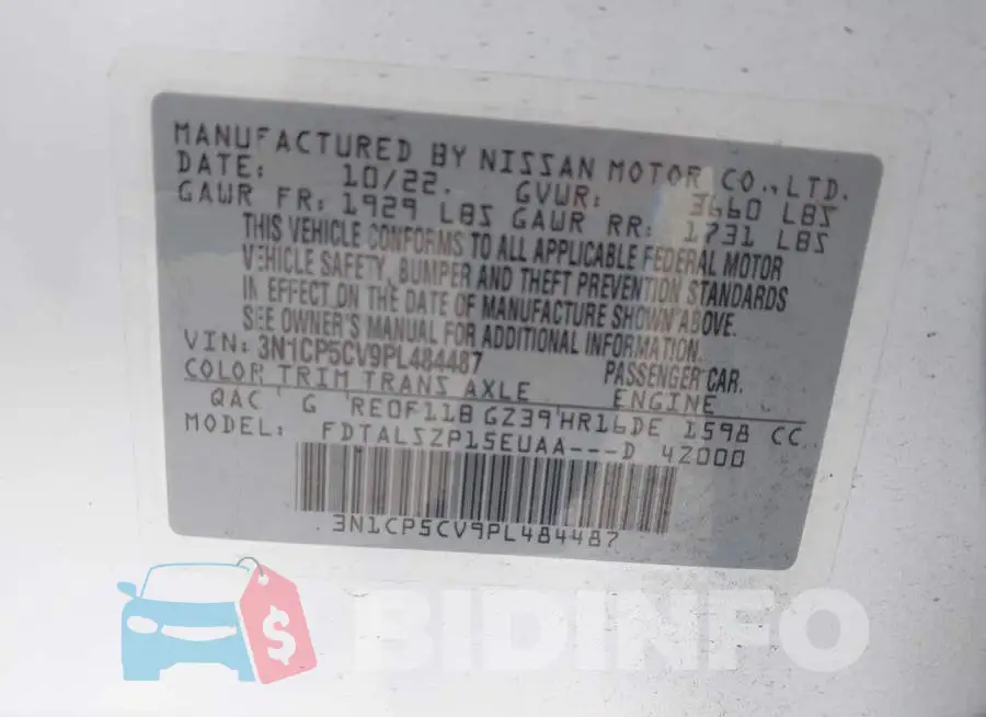 3N1CP5CV9PL484487 Photo# 9