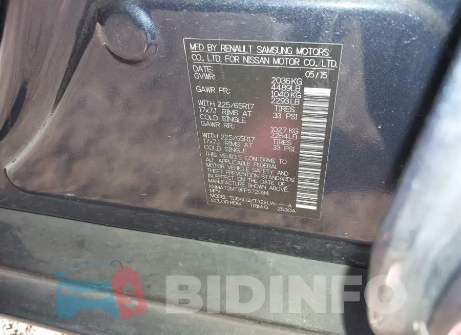 KNMAT2MT9FP572034 Photo# 9