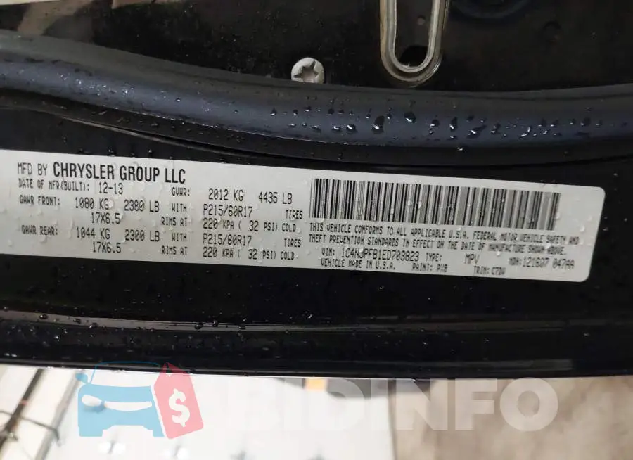 1C4NJPFB1ED703823 Photo# 9