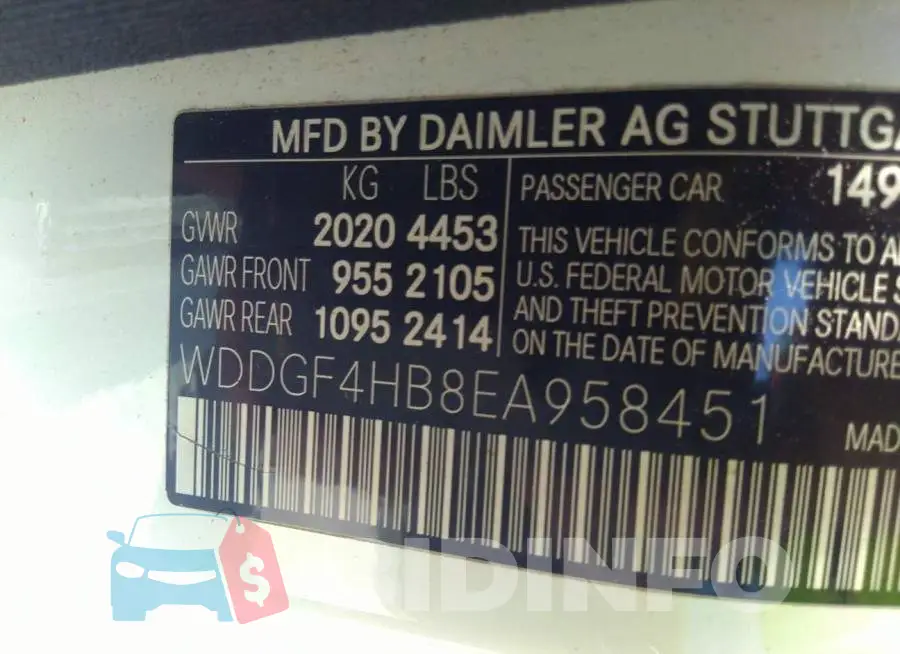 WDDGF4HB8EA958451 Photo# 9