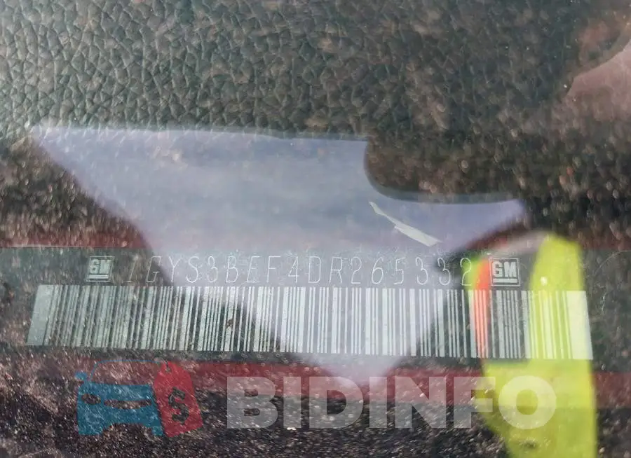 1GYS3BEF4DR265332 Photo# 9