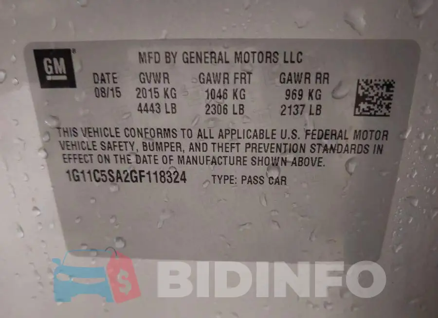 1G11C5SA2GF118324 Photo# 9