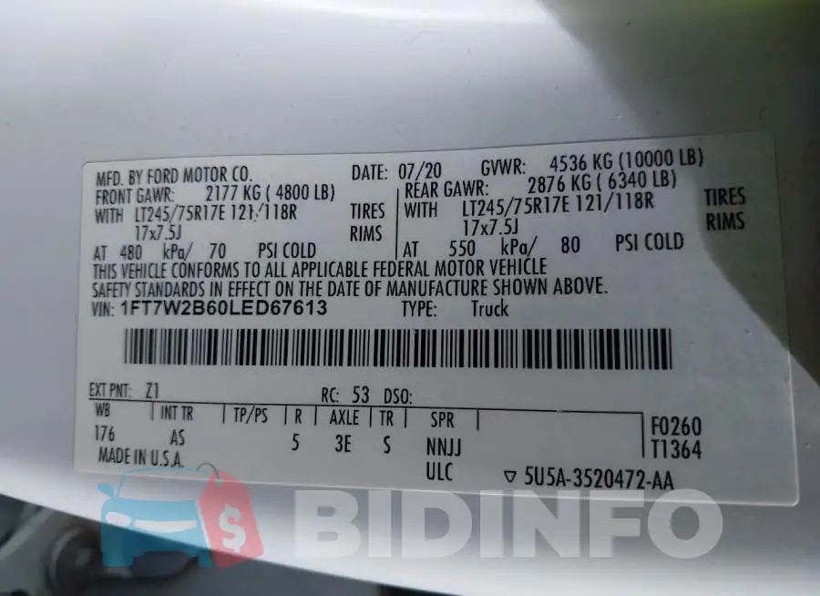 1FT7W2B60LED67613 Photo# 9