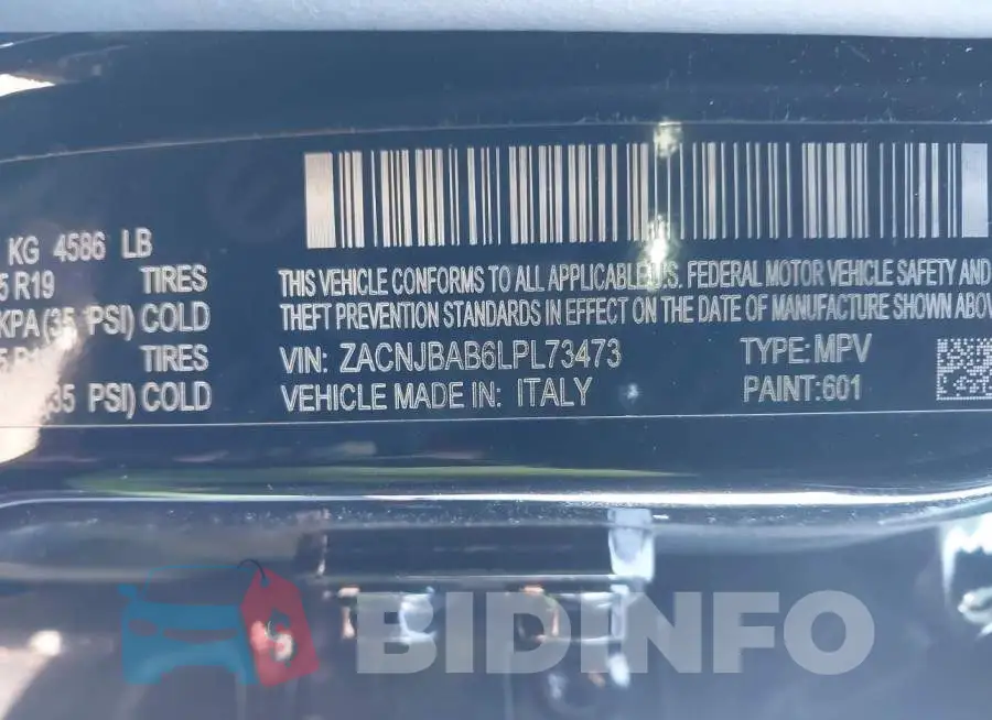 ZACNJBAB6LPL73473 Photo# 9