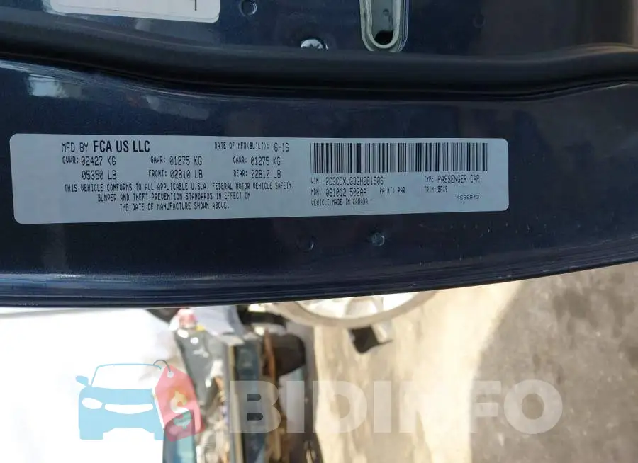 2C3CDXJG3GH281906 Photo# 9