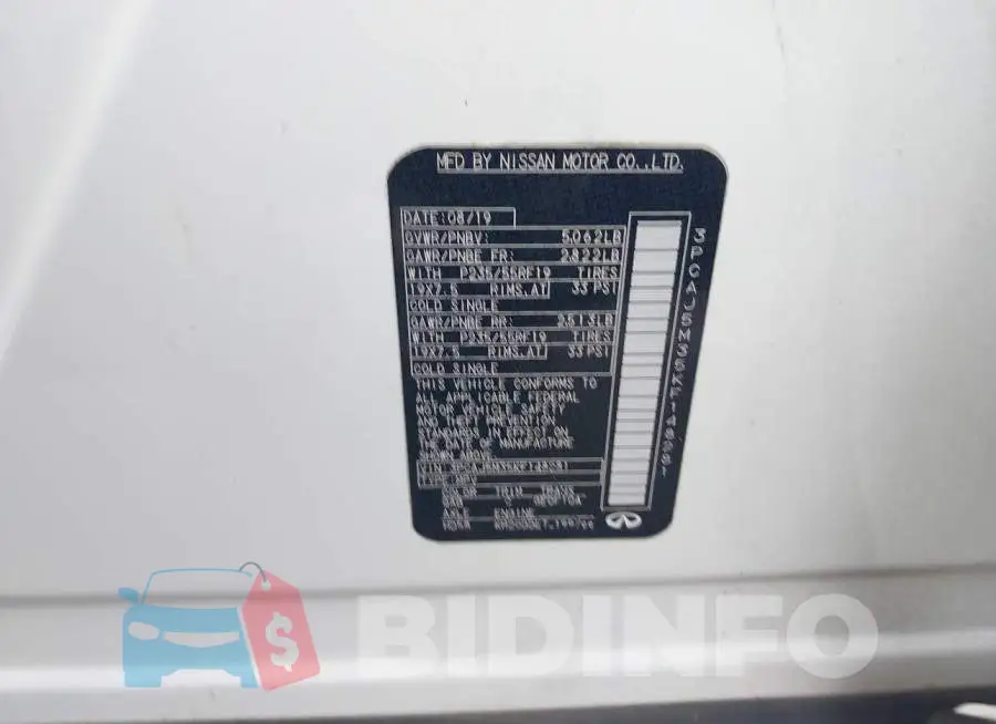 3PCAJ5M35KF148281 Photo# 9