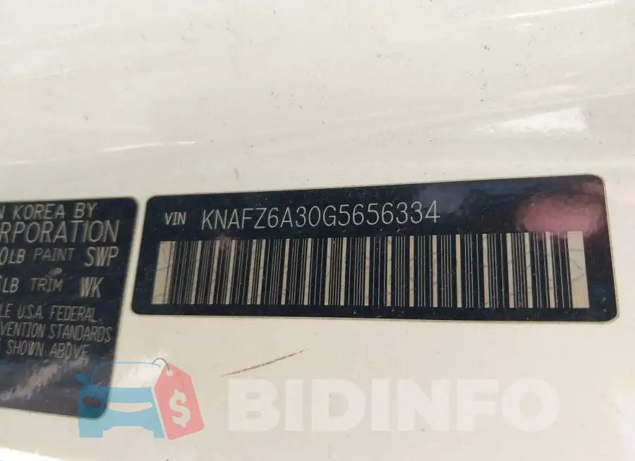 KNAFZ6A30G5656334 Photo# 9