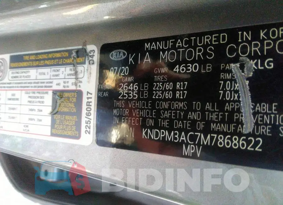 KNDPM3AC7M7868622 Photo# 9