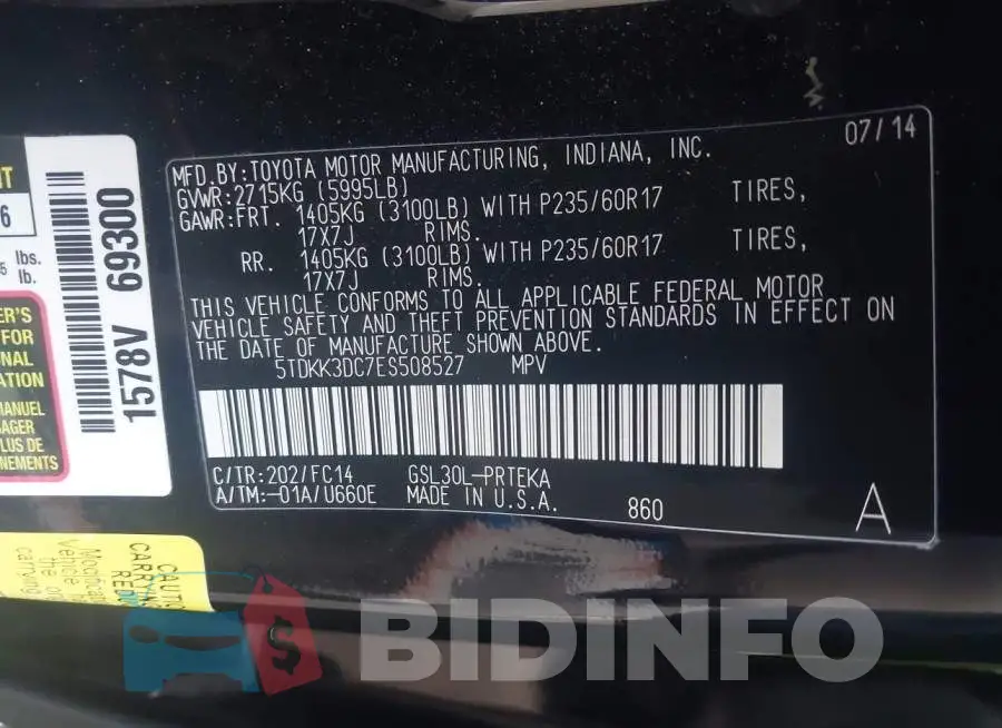 5TDKK3DC7ES508527 Photo# 9