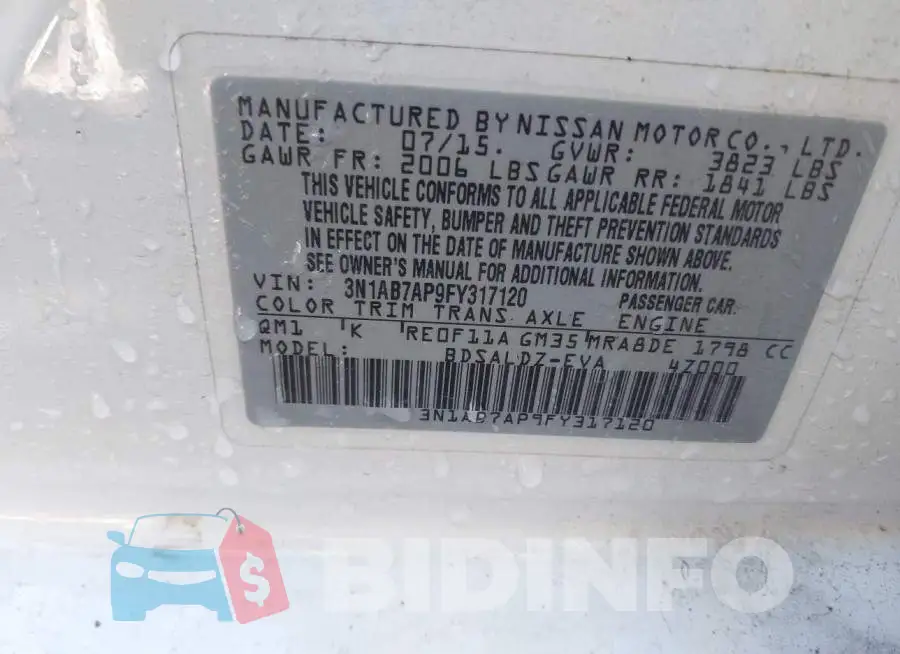 3N1AB7AP9FY317120 Photo# 9