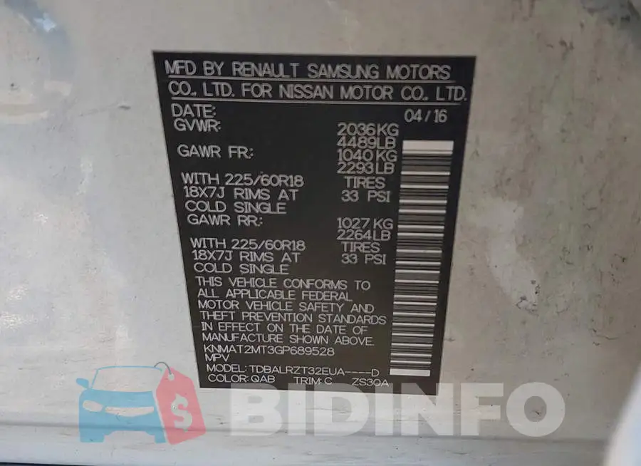 KNMAT2MT3GP689528 Photo# 9