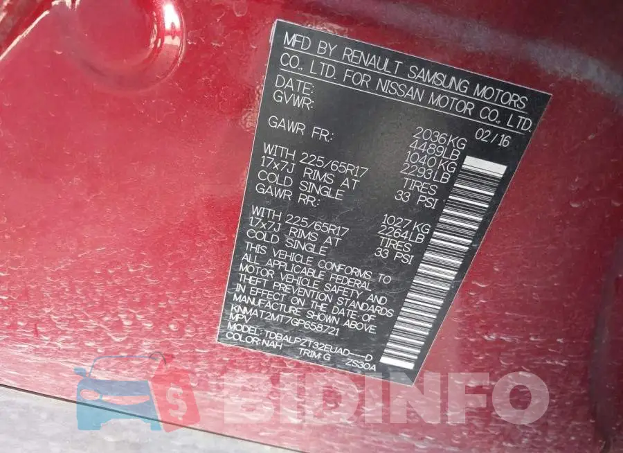 KNMAT2MT7GP658721 Photo# 9