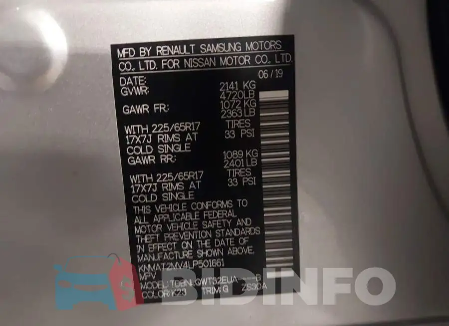 KNMAT2MV4LP501661 Photo# 9