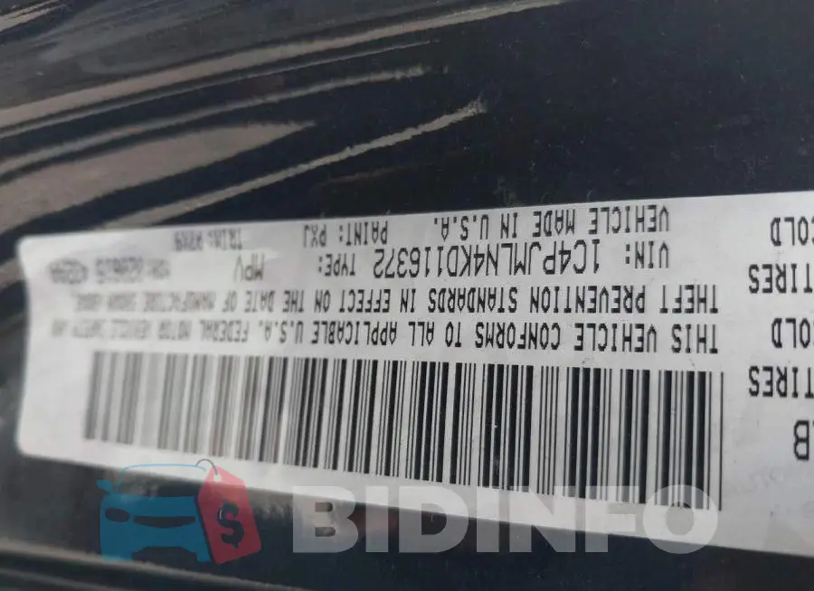 1C4PJMLN4KD116372 Photo# 9