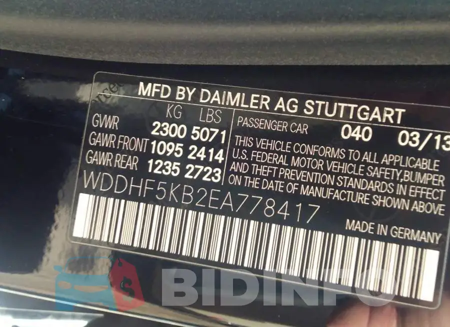 WDDHF5KB2EA778417 Photo# 9