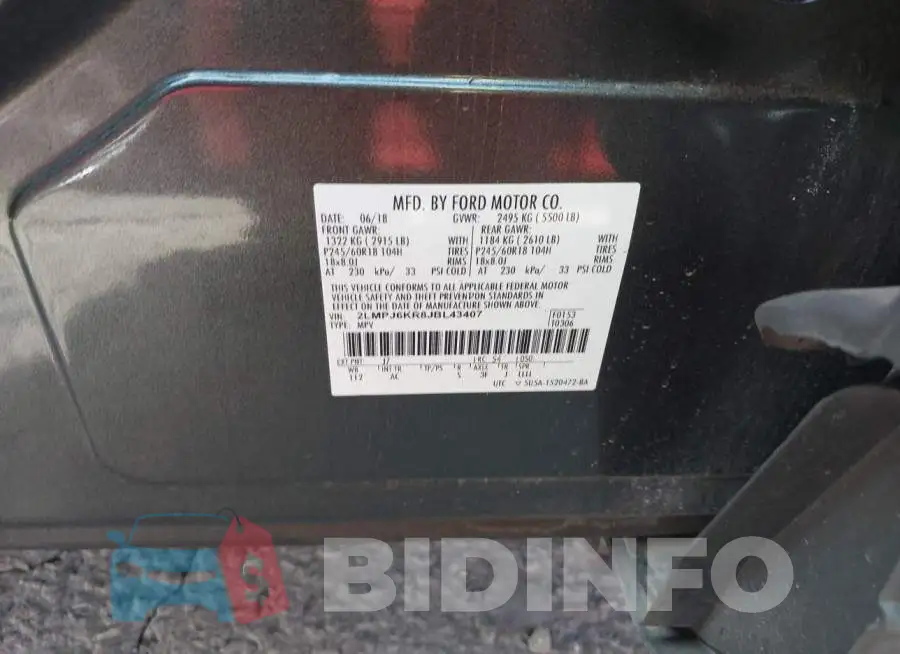 2LMPJ6KR8JBL43407 Photo# 9