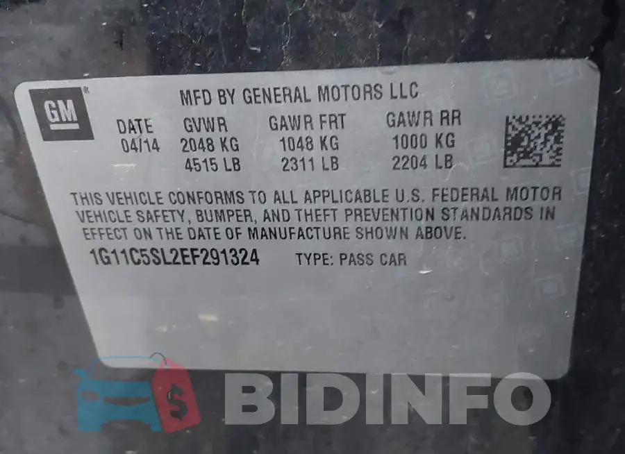 1G11C5SL2EF291324 Photo# 9