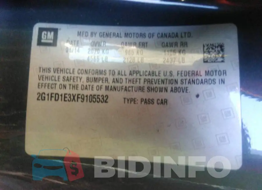 2G1FD1E3XF9105532 Photo# 9